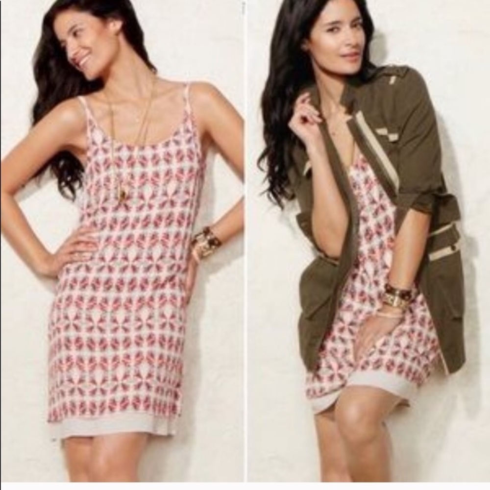 CAbi limited edition Batik slip dress Medium